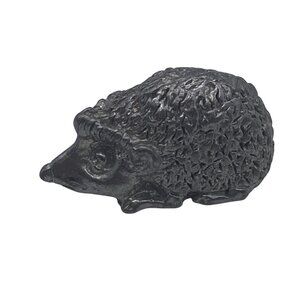 Hedgehog Pewter silver mini figure metal shelf sitter miniature animal